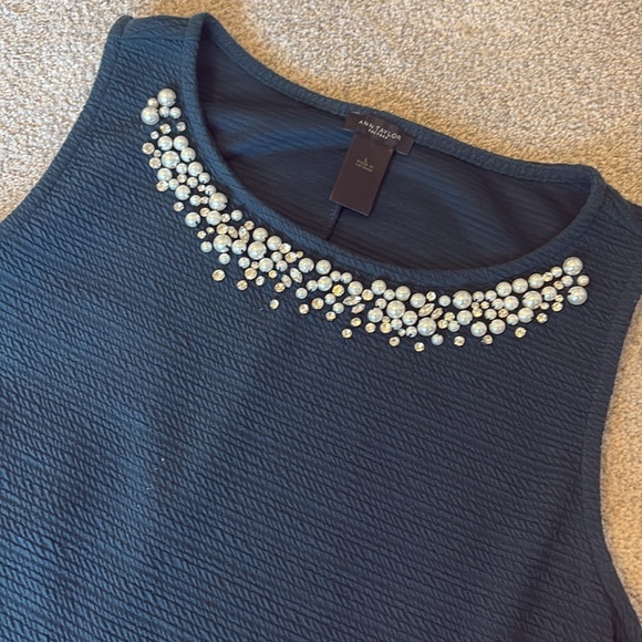 Rhinestone Pearl Tank Shell - Picture 2 of 2